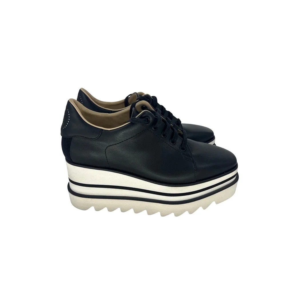 Stella McCartney Sneak-Elyse Platform Sneakers Black Size 36